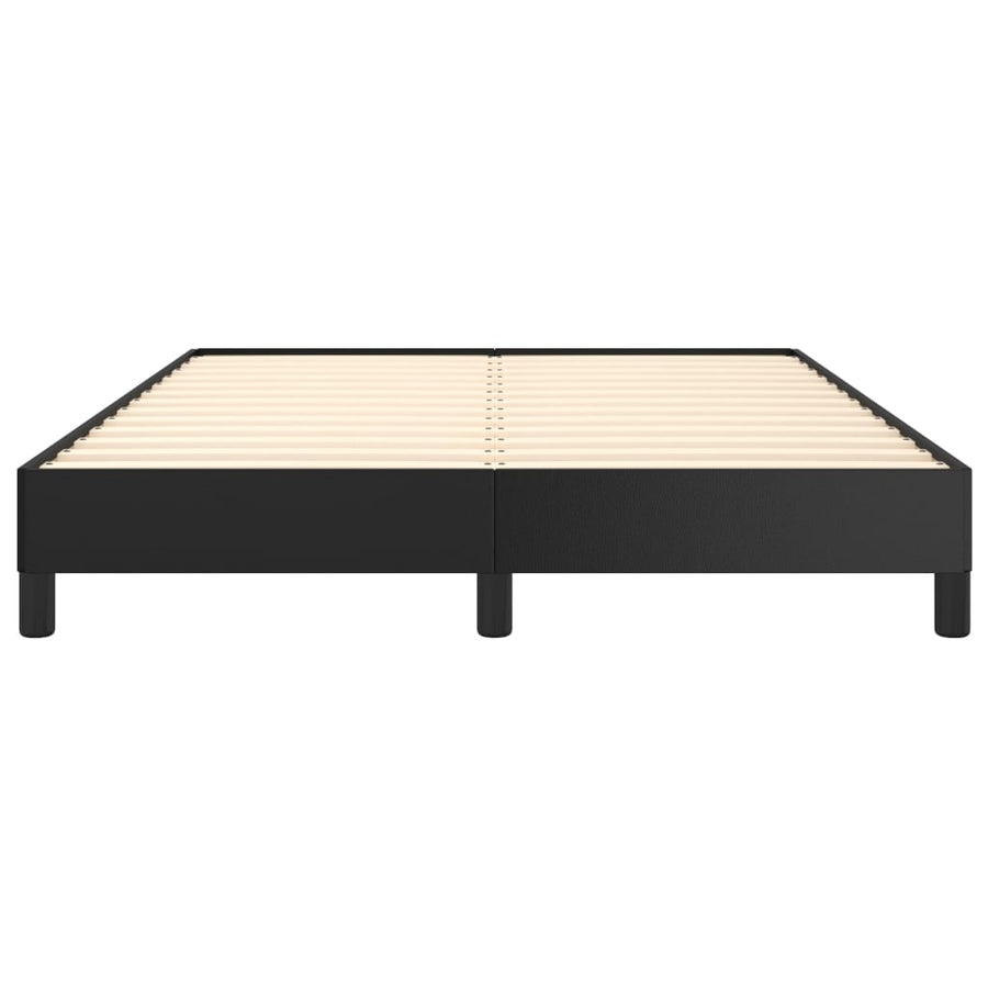 Bedframe Kunstleer Zwart 140 x 190 cm 25 cm