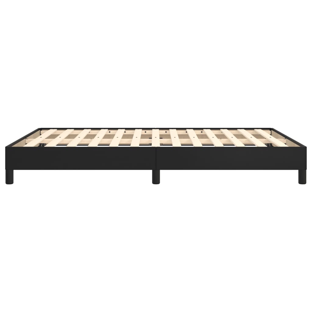 Bedframe Kunstleer Zwart 140 x 190 cm 25 cm