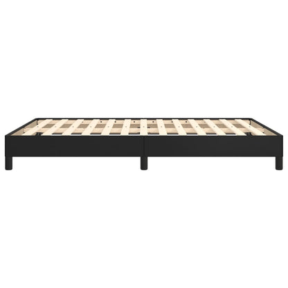Bedframe Kunstleer Zwart 140 x 190 cm 25 cm