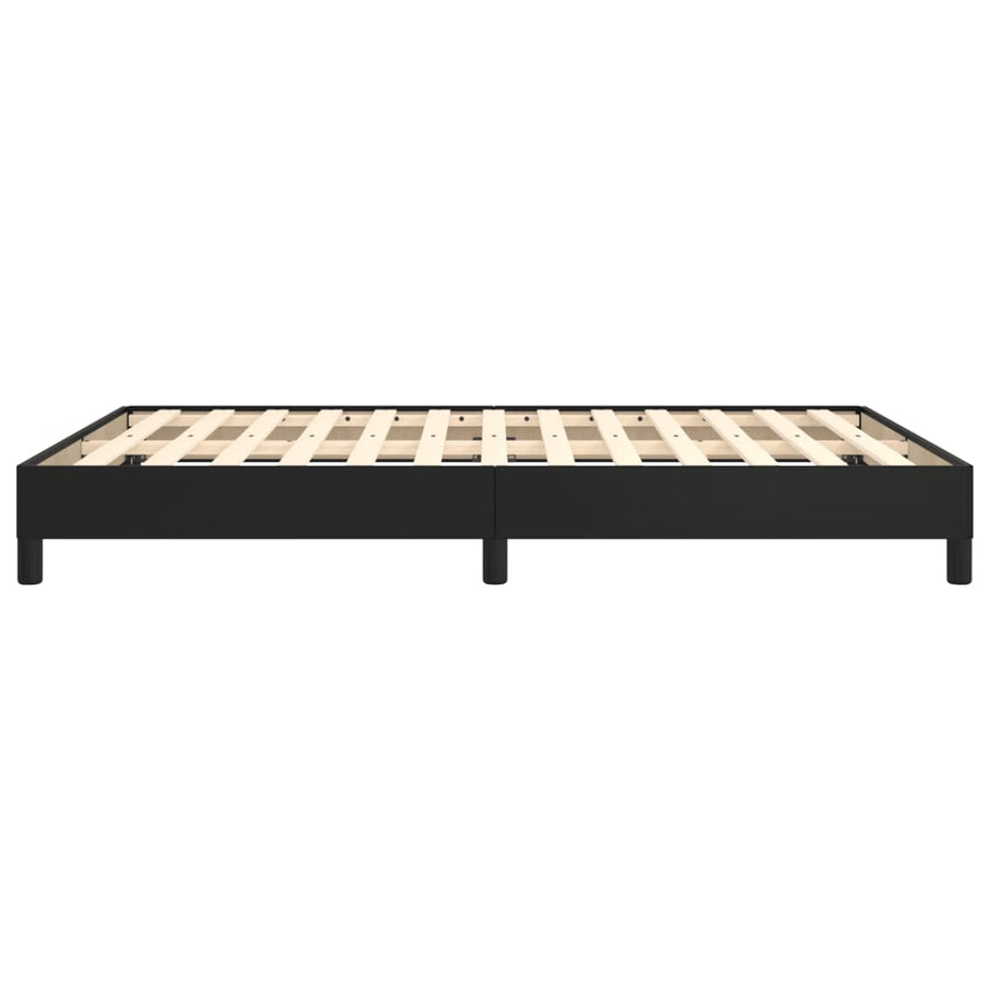 Bedframe Kunstleer Zwart 140 x 190 cm 25 cm