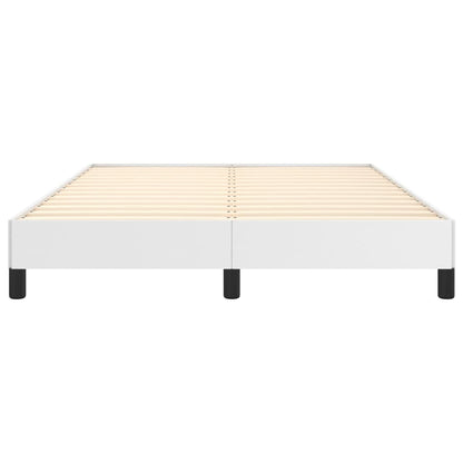Bedframe Kunstleer Wit 140 x 190 cm 25 cm