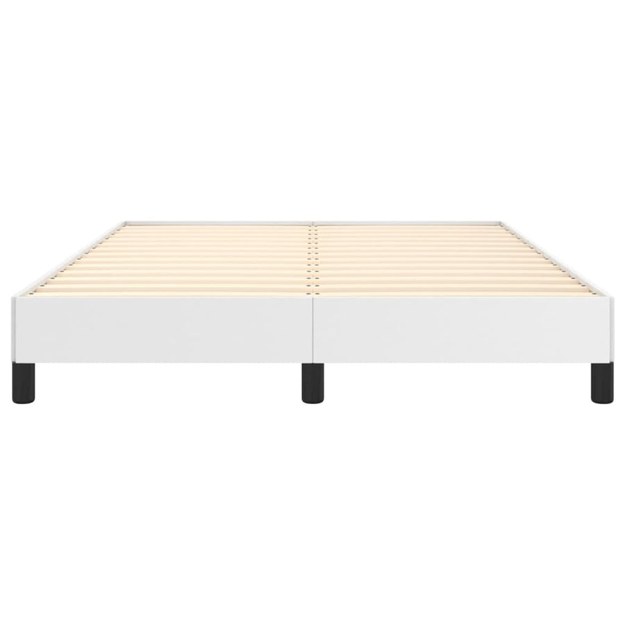 Bedframe Kunstleer Wit 140 x 190 cm 25 cm