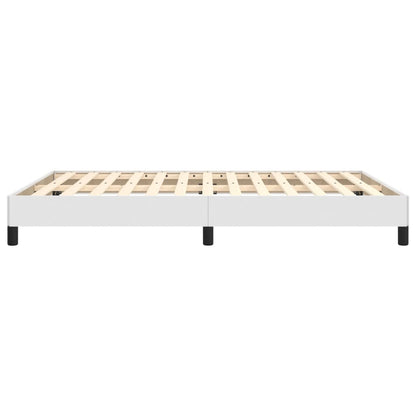 Bedframe Kunstleer Wit 140 x 190 cm 25 cm