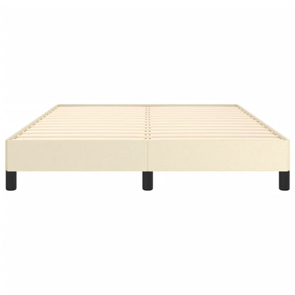 Bedframe Kunstleer Kleurig Crème 140 x 190 cm 25 cm
