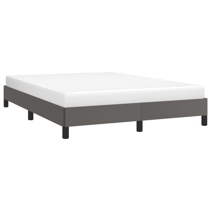 Bedframe kunstleer grijs 140x190 cm 140 x 190 cm 25 cm
