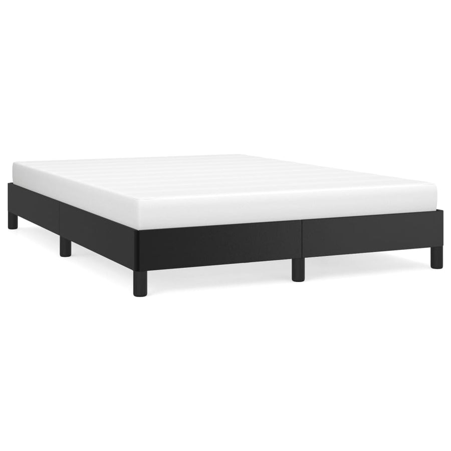 Bedframe Kunstleer Zwart 140 x 200 cm 25 cm