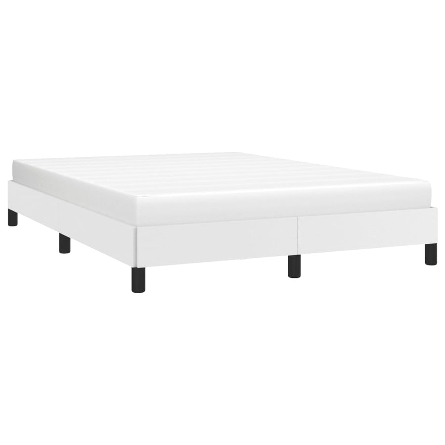 Bedframe Kunstleer Wit 140 x 200 cm 25 cm