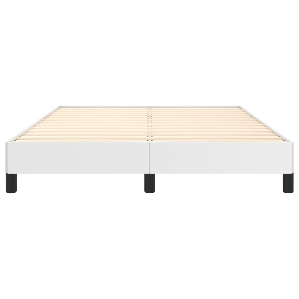 Bedframe Kunstleer Wit 140 x 200 cm 25 cm