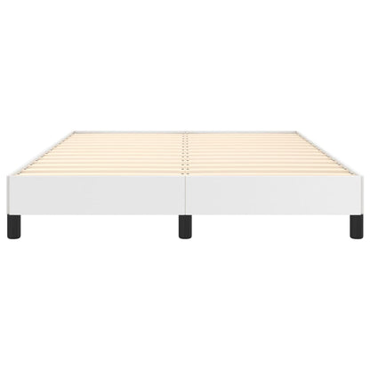 Bedframe Kunstleer Wit 140 x 200 cm 25 cm