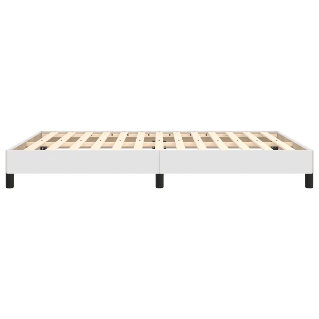 Bedframe Kunstleer Wit 140 x 200 cm 25 cm