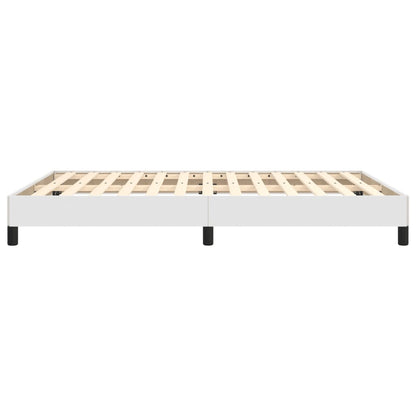 Bedframe Kunstleer Wit 140 x 200 cm 25 cm