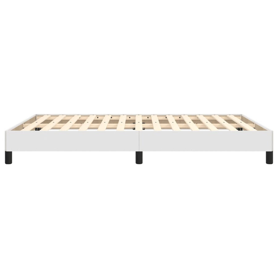 Bedframe Kunstleer Wit 140 x 200 cm 25 cm
