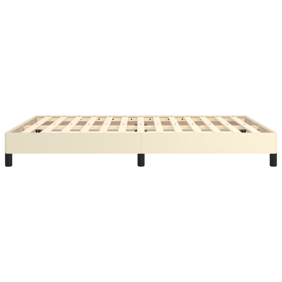 Bedframe Kunstleer Crèmekleurig 140X200 Cm 140 x 200 cm 25 cm