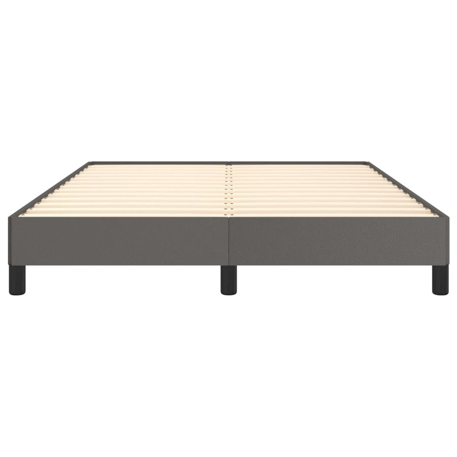 Bedframe kunstleer grijs 140x200 cm 140 x 200 cm 25 cm