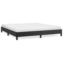 Bedframe Kunstleer Zwart 160 x 200 cm 25 cm