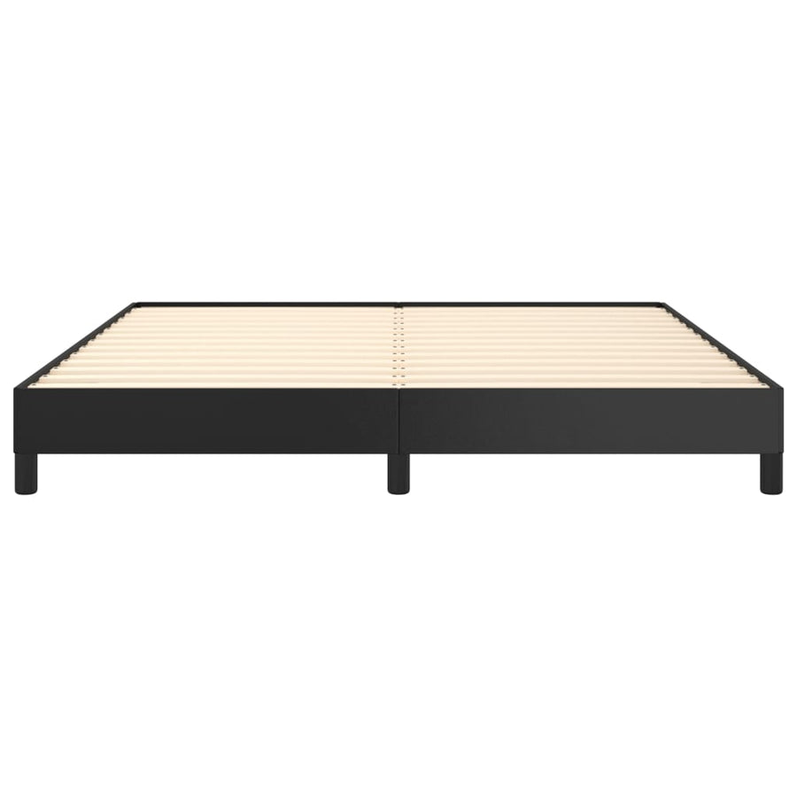 Bedframe Kunstleer Zwart 160 x 200 cm 25 cm