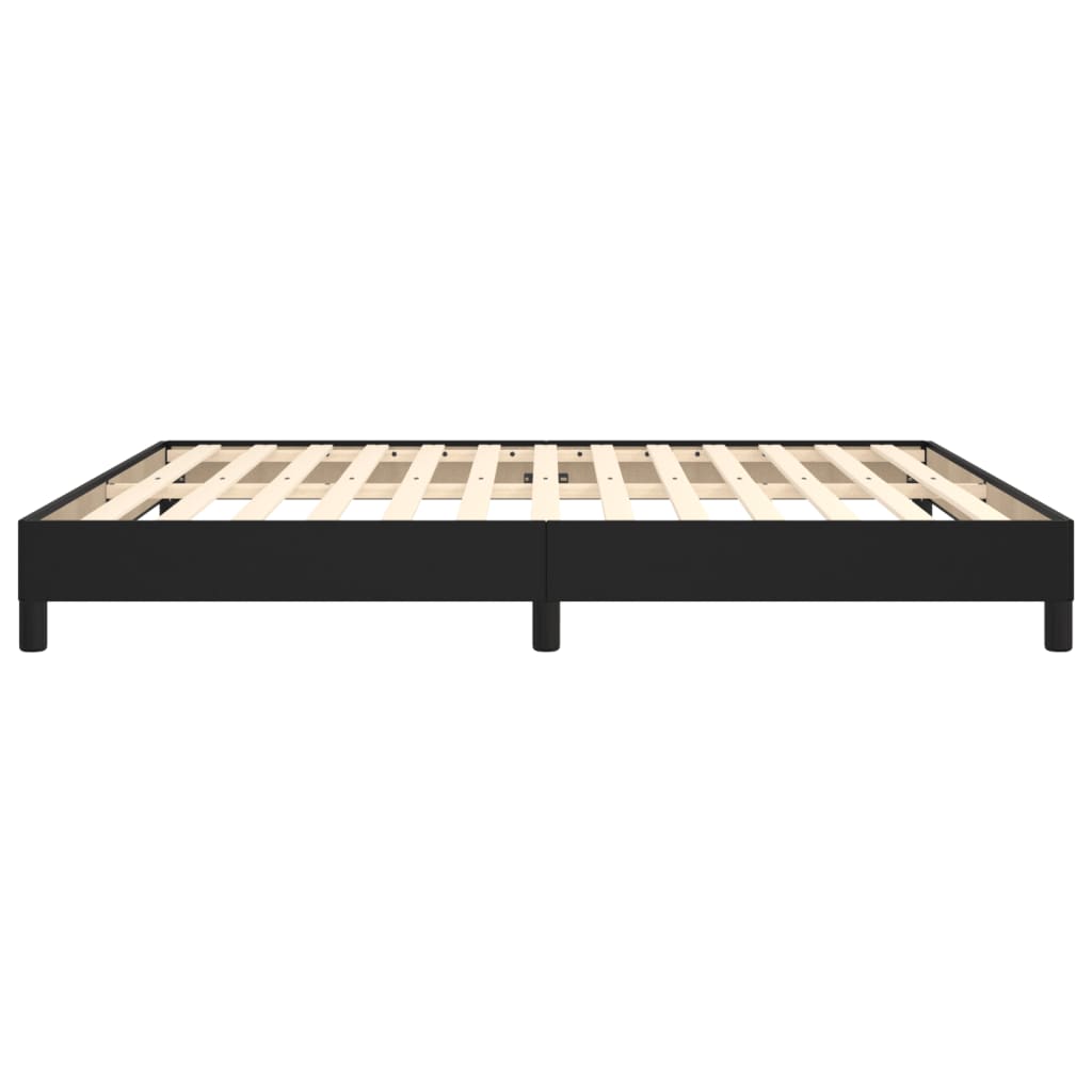 Bedframe Kunstleer Zwart 160 x 200 cm 25 cm