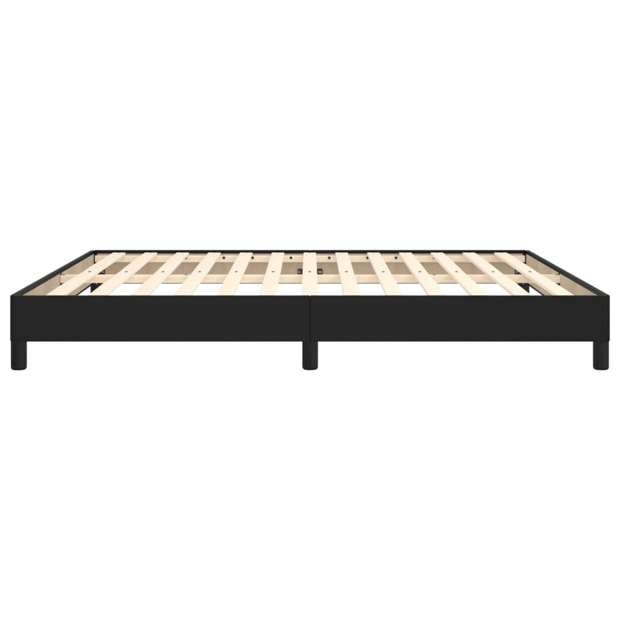 Bedframe Kunstleer Zwart 160 x 200 cm 25 cm