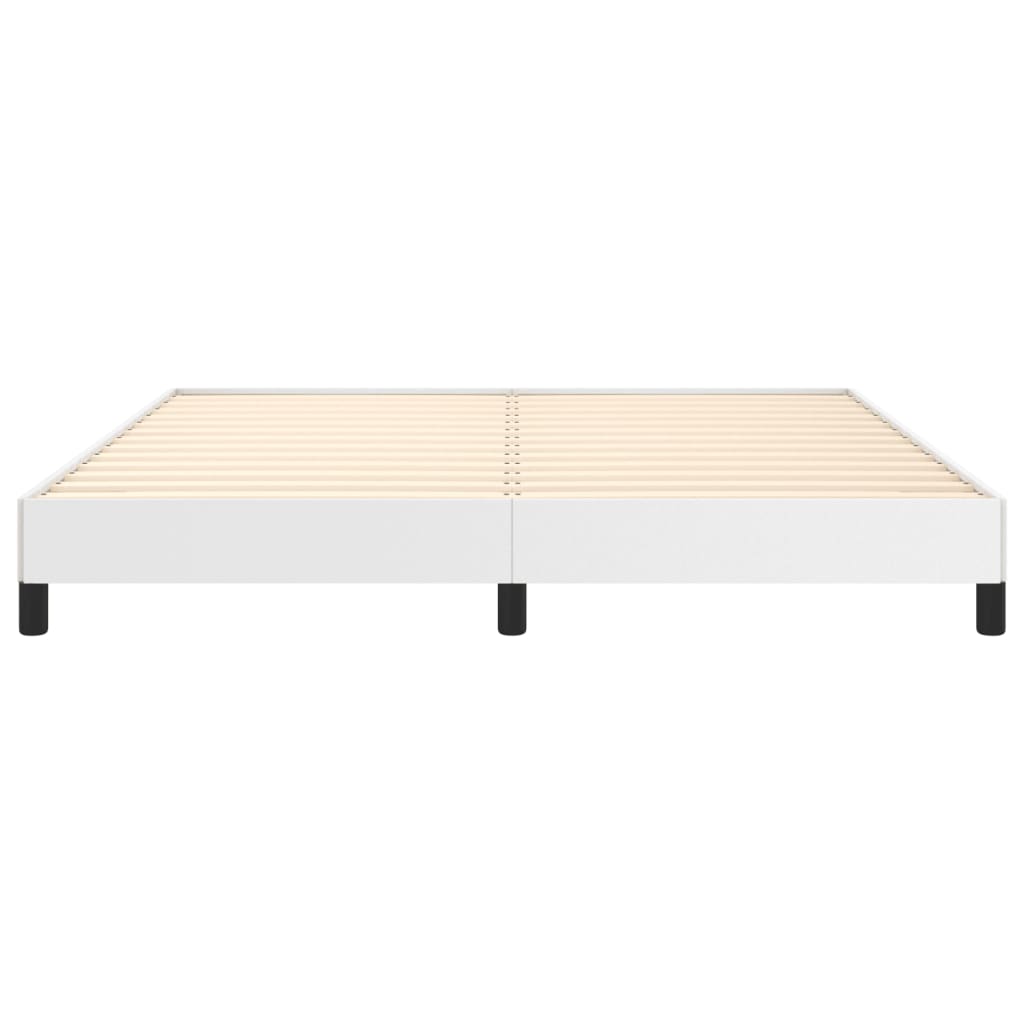 Bedframe Kunstleer Wit 160 x 200 cm 25 cm