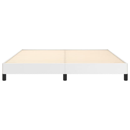 Bedframe Kunstleer Wit 160 x 200 cm 25 cm