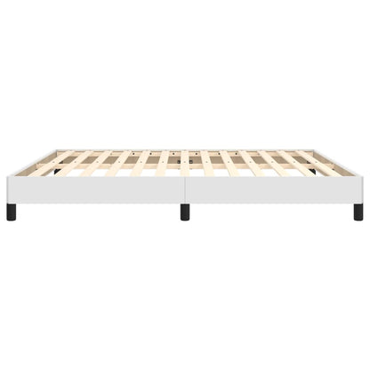 Bedframe Kunstleer Wit 160 x 200 cm 25 cm