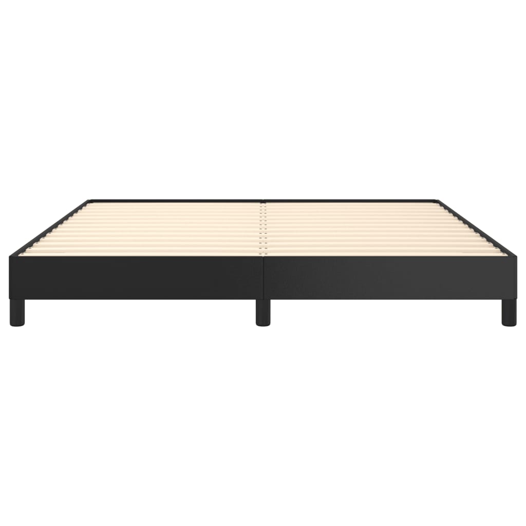 Bedframe Kunstleer Zwart 180 x 200 cm 25 cm