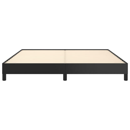 Bedframe Kunstleer Zwart 180 x 200 cm 25 cm