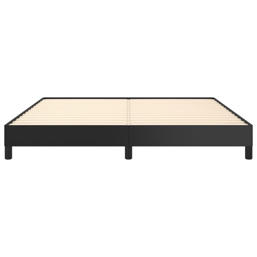 Bedframe Kunstleer Zwart 180 x 200 cm 25 cm