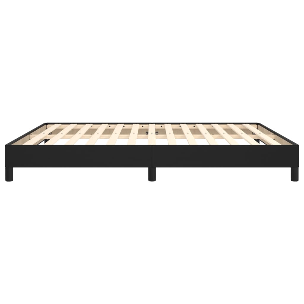 Bedframe Kunstleer Zwart 180 x 200 cm 25 cm