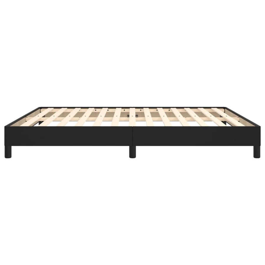 Bedframe Kunstleer Zwart 180 x 200 cm 25 cm