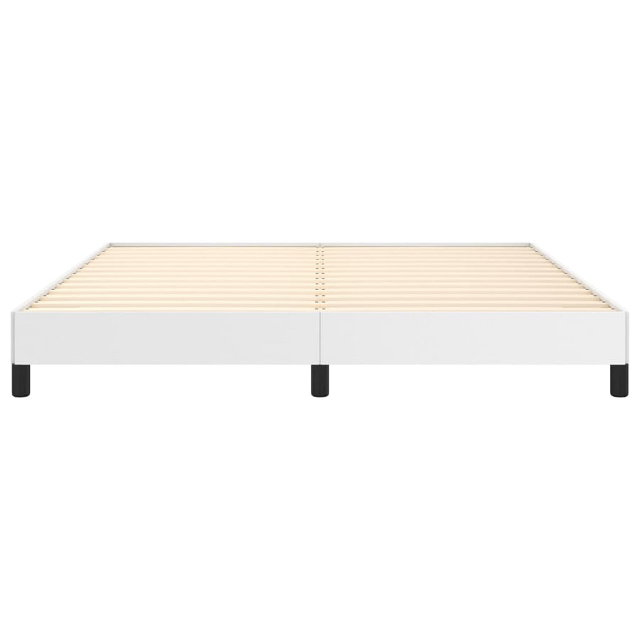 Bedframe Kunstleer Wit 180 x 200 cm 25 cm