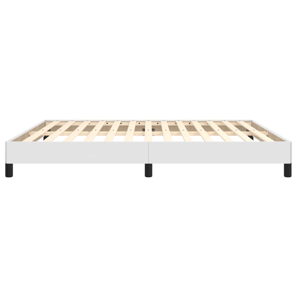 Bedframe Kunstleer Wit 180 x 200 cm 25 cm