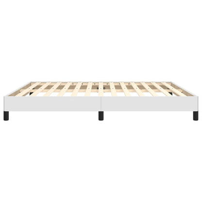 Bedframe Kunstleer Wit 180 x 200 cm 25 cm