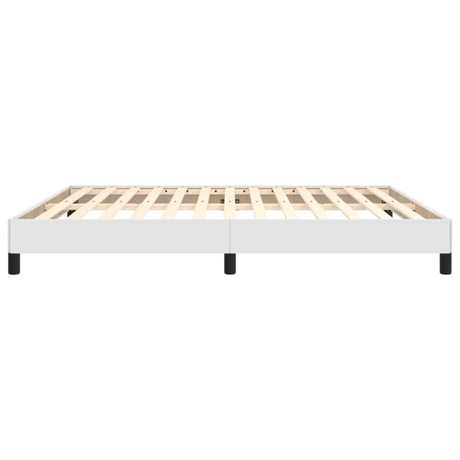 Bedframe Kunstleer Wit 180 x 200 cm 25 cm