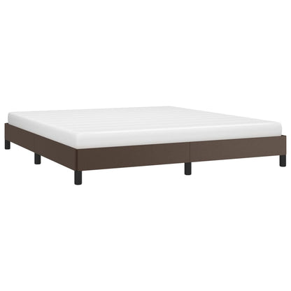 Bedframe Kunstleer Bruin 180 x 200 cm 25 cm