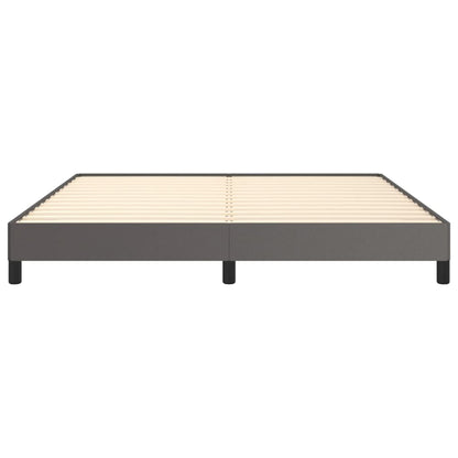 Bedframe kunstleer grijs 180x200 cm 180 x 200 cm 25 cm