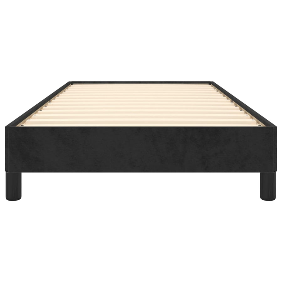 Bedframe fluweel zwart 80x200 cm 80 x 200 cm 25 cm