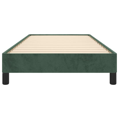 Bedframe Fluweel Donkergroen 80 x 200 cm 25 cm