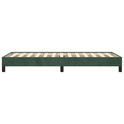 Bedframe Fluweel Donkergroen 80 x 200 cm 25 cm
