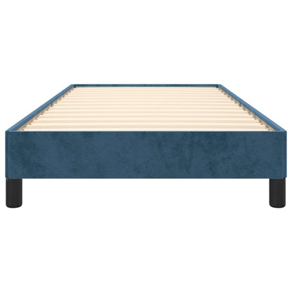 Bedframe Fluweel Donkerblauw 80 x 200 cm 25 cm
