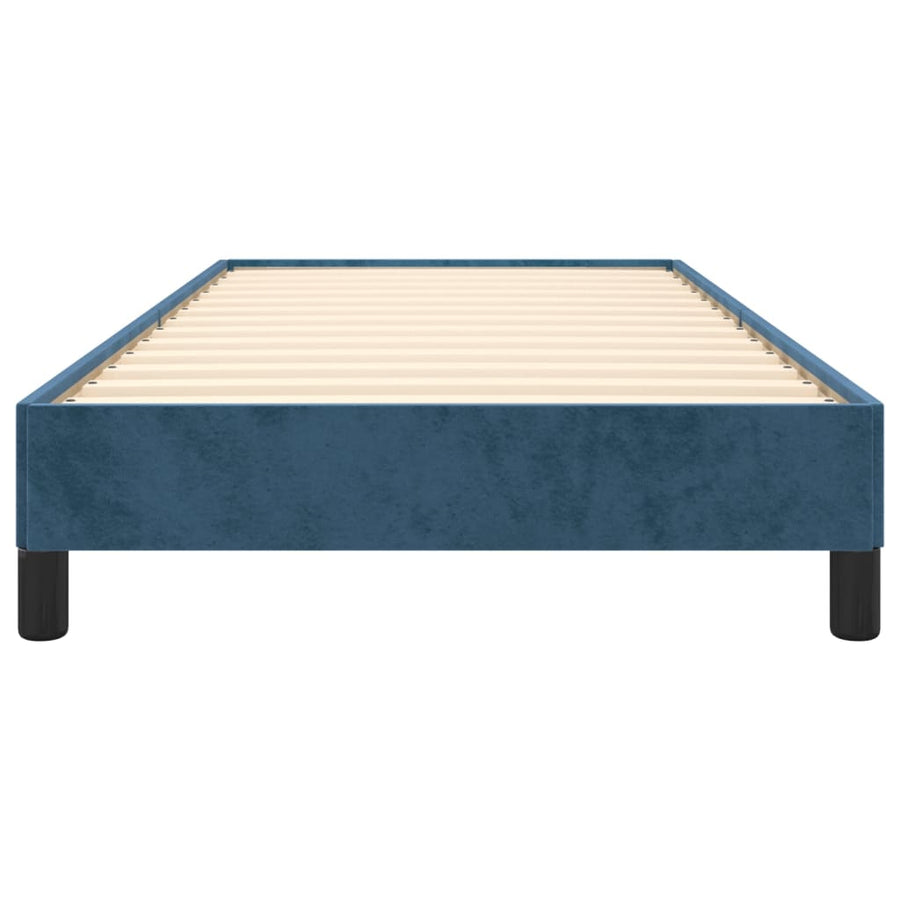 Bedframe Fluweel Donkerblauw 80 x 200 cm 25 cm