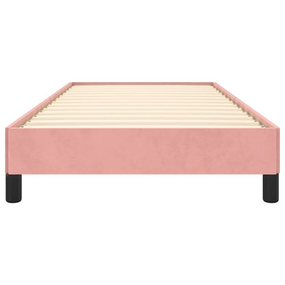 Bedframe Fluweel Roze 80 x 200 cm 25 cm