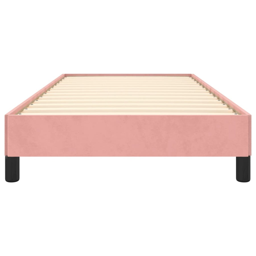 Bedframe Fluweel Roze 80 x 200 cm 25 cm
