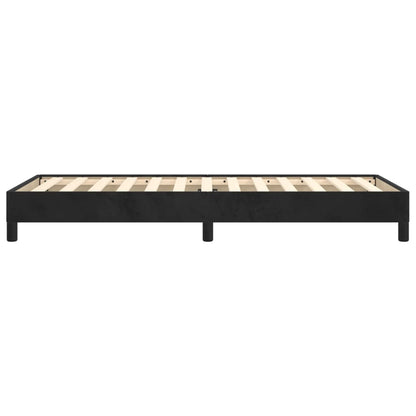Bedframe Fluweel Zwart 90 x 190 cm 25 cm