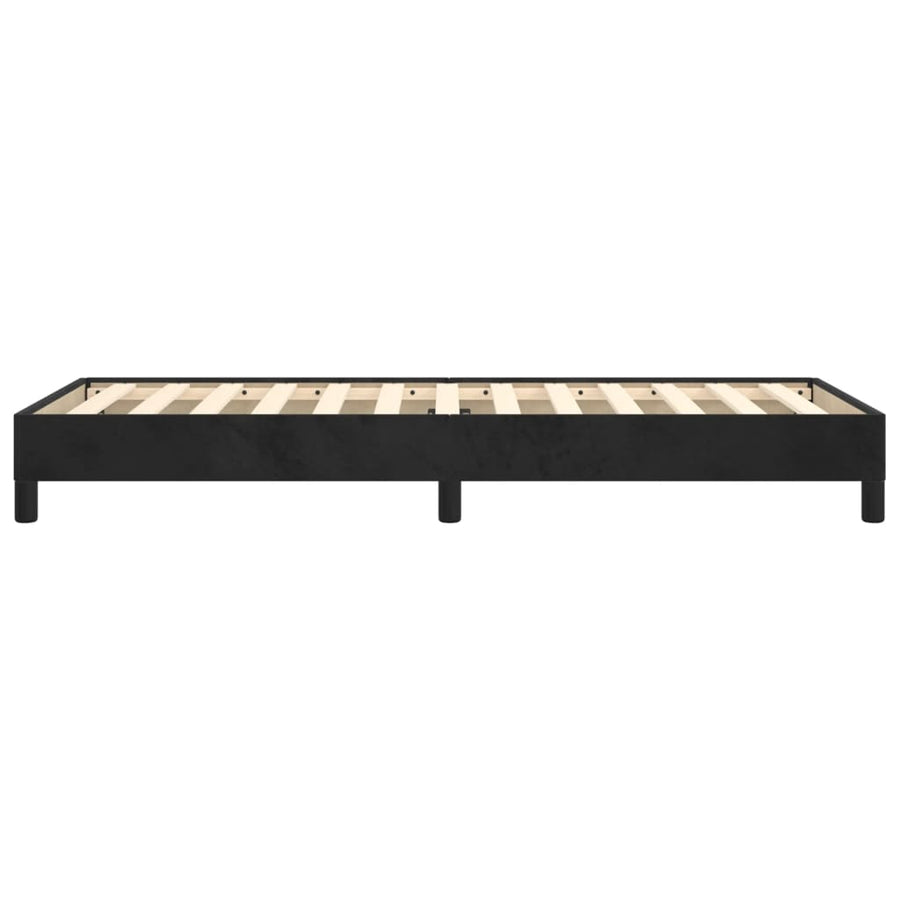Bedframe Fluweel Zwart 90 x 190 cm 25 cm