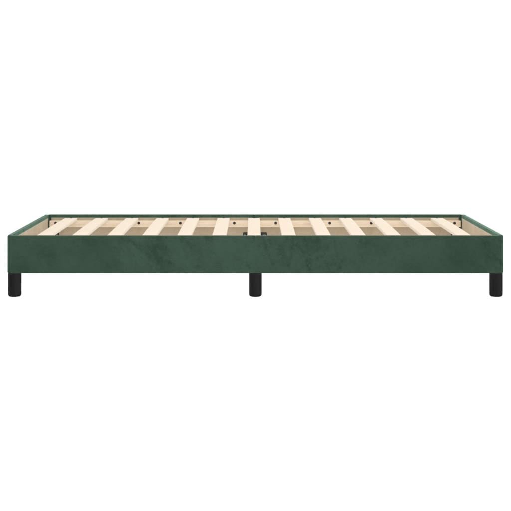 Bedframe Fluweel Donkergroen 90 x 190 cm 25 cm