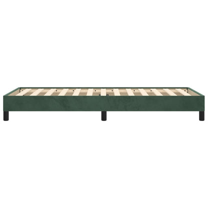 Bedframe Fluweel Donkergroen 90 x 190 cm 25 cm