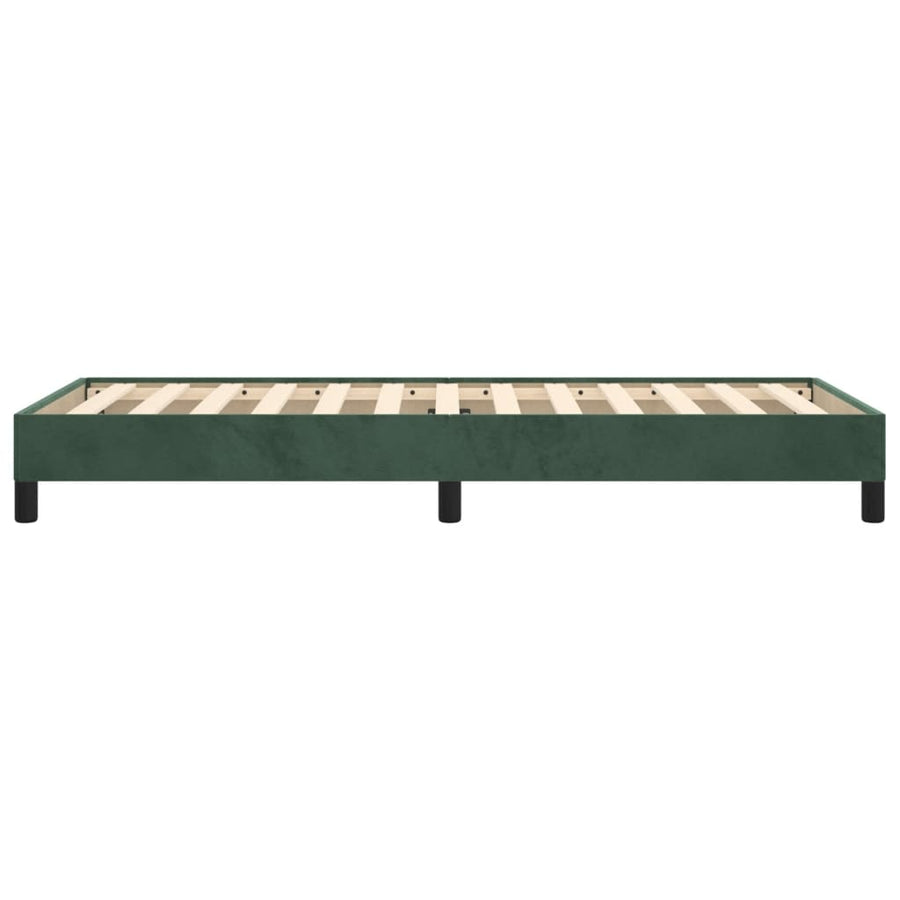 Bedframe Fluweel Donkergroen 90 x 190 cm 25 cm