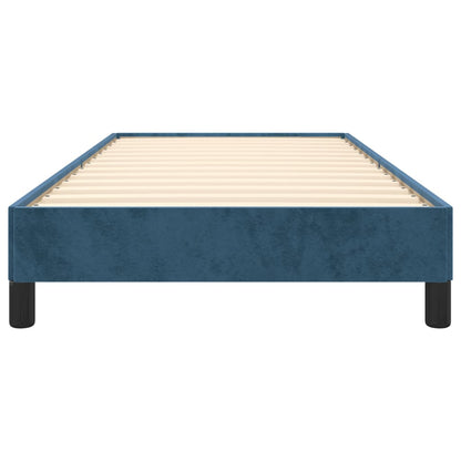Bedframe Fluweel Donkerblauw 90 x 190 cm 25 cm