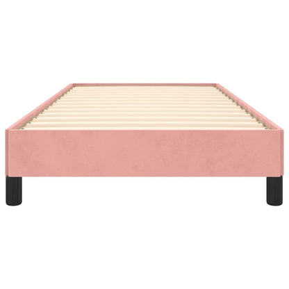 Bedframe Fluweel Roze 90 x 190 cm 25 cm
